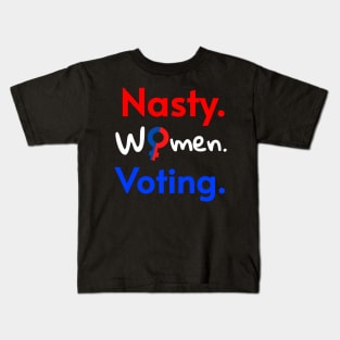 Nasty Women Voting Feminist Design, 2020 Election for Bide Harris President Kids T-Shirt